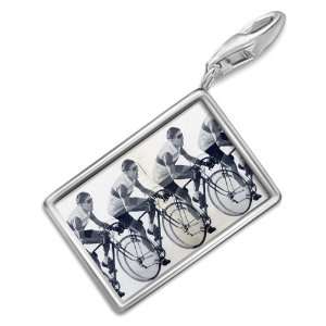  FotoCharms Race   Charm with Lobster Clasp For Charms 