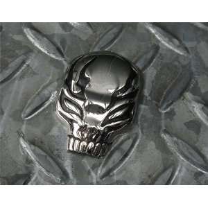  REBORN! Chrome Skull Metal Brooch: Toys & Games