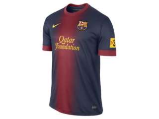   /2013 FC Barcelona Replica Short Sleeve Camiseta de fútbol   Hombre