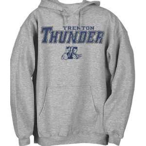  Trenton Thunder Perennial Grey Hooded Sweatshirt Sports 