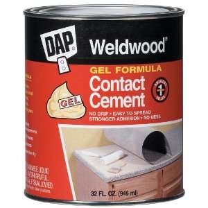   Weldwood Gel Formula Contact Cement   Tan Quart