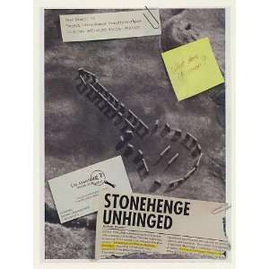   Stonehenge in Shape of Guitar Peavey Print Ad (47987)