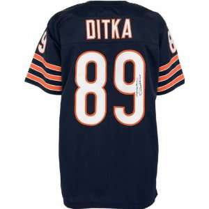  Mike Ditka Autographed Jersey  Details: Navy, Custom 