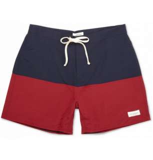   Swimwear  Plain swimwear  Ennis Mid Length Two Tone Swim Shorts