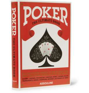 Assouline Poker The Ultimate Book by François Montmirel  MR PORTER
