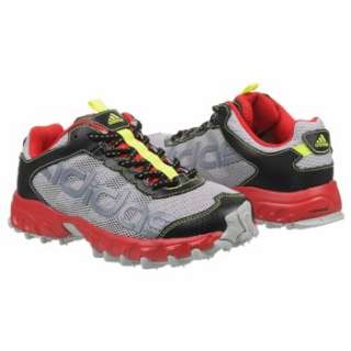 Athletics adidas Kids Vigor Trail K Silver/Red/Black Shoes 