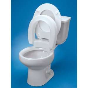  DMI Hinged Elevated Elongated Toilet Seat: Home 