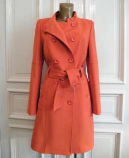 MANTEL TRENCH MARC CAIN MARCCAIN ORANGE G.42/N5 NEU  