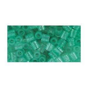    Perler Fun Fushion Beads 1000/Pkg Green Glitter: Toys & Games