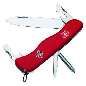   Adventurer Boy Scout Pocket Knife (Red):  Sports & Outdoors