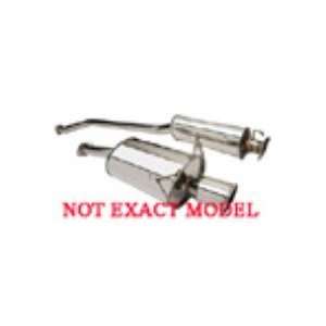   EVO2 Evolution Exhaust Systems   60 70mm Pipe, 115mm Tip, Dual Muffler