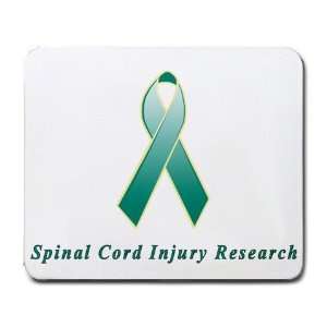  Spinal Cord Injury Research Awareness Ribbon Mouse Pad 