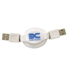   __3 FT, USB A Male TO A Male Retractable Cable 