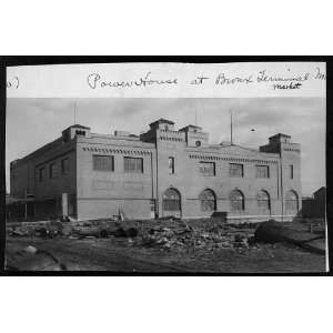  Power house at Bronx Terminal Market,New York,NY,1927,rubble 