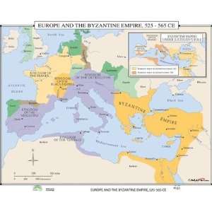  Universal Map 30305 World History Wall Maps   Europe 