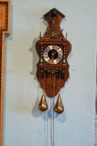 magnificent Old and nicely shaped Dutch Zaanse clock.   FREE 