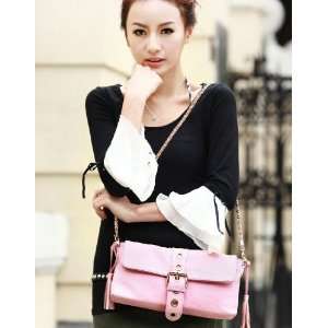   Handbag Envelope Clutch Pouchette Chain Tassel Women Lady Fashion New