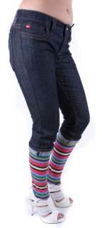 Miss Sixty Damen Jeans Hose Skinny mit Leggins Red Socks W24 W31 #13 