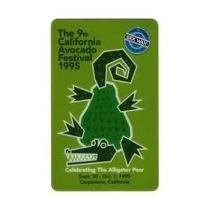 Collectible Phone Card 1995 (9th Annual) California Avocado Festival 