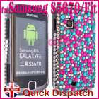 DIAMOND BLING CRYSTAL GLITTER GEM CASE COVER FOR SAMSUNG CHAT CH T335 