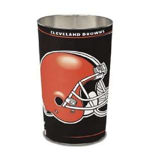   Browns NFL Tapered Wastebasket (15 Height): Sports & Outdoors