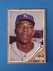 1962 TOPPS 108 WILLIE DAVIS L A DODGERS OF EXCELLENT COND  