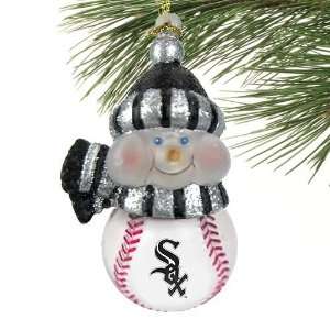  Chicago White Sox New All Star Light Up Snowman Ornament 