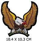 mp020 adler eagle rocker harley davidson moto patch ort thailand