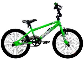 20 Zoll BMX Freestyle Fahrrad Bike 360° Rotor grün FD  