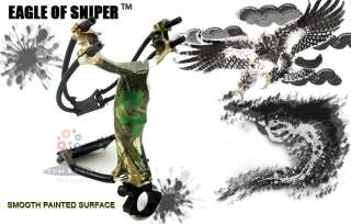 Eagle of Sniper Glossy Slingshot Powerful Hunter Wrist Catapult+4 