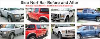   01 Dodge Ram 1500 Club Cab Chrome Side Step Stainless Nerf Bars  