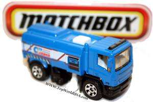 Matchbox MBX Street Cleaner City Action in blue  