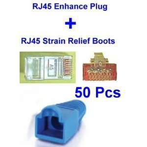  VasterCable, RJ45 8P8C Enhance Connector With RJ45 Blue 