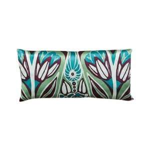   Filled Silk Eye Pillow   Teal & Purple Art Nouveau Design by Jane Inc