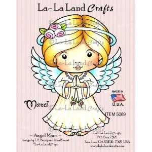   La Land Crafts Cling Rubber Stamp, Angel Marci Arts, Crafts & Sewing