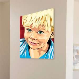     Pop Art Canvas Handcrafted From Your Photo