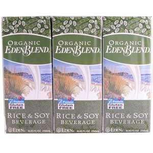  Organic EdenBlend, Rice & Soy Beverage, 3 Pack, 8.45 fl oz 