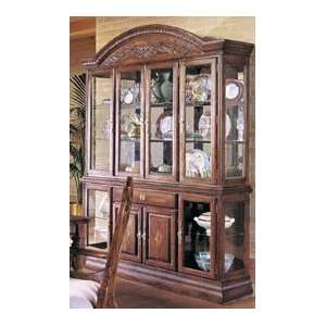   Cherry Finish Dining Room Hutch and Buffet 06395: Home & Kitchen