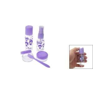   Rosallini Purple Travel Cosmetic Makeup Case Spray Bottle Bag Beauty