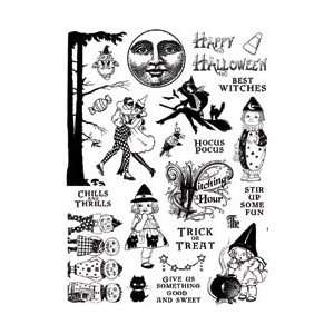 Crafty Secrets Clear Art Stamps Large 8X6 Sheet Costume Cuties  