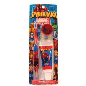   . Fresh Spider man Travel Kit Toothpaste/Toothbrush/Floss (Case of 6