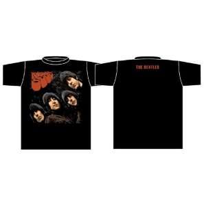  Beatles Rubber Soul LP Album Black Mens T Shirt 