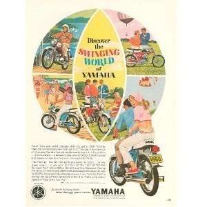   1966 Advertisement Discover Swinging World of Yamaha 