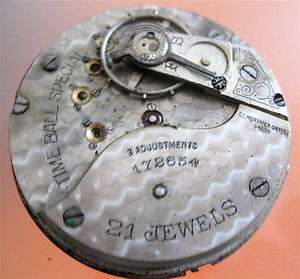 VINTAGE POCKET WATCH   TIME BALL SPECIAL  