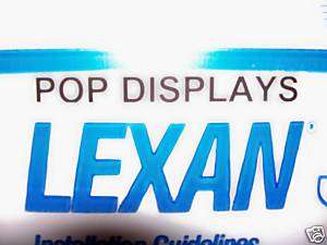 lexan polycarbonate sheet clear 1/4x 48.5/8 x 16.   