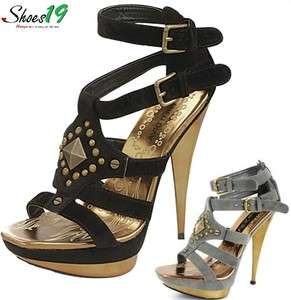 Stiletto High Heels Bridals Dress Strappy Club Wear Timika 01 Platform 