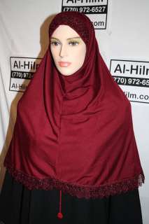 Amira 2Pc Scarf Hijab Veil abaya Islam Shayla Hejab NEW  