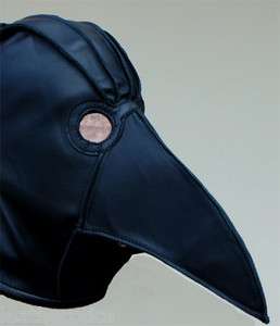 Plague Doctor Mask hood theme LEATHER Steampunk costume corsplay Beak 