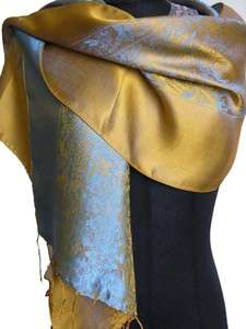 Vietnamese Handmade silk scarf / shawl / wrap k274  