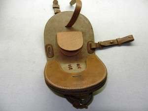 WWI Leather Horse Shoe Case  